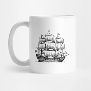 Old ship Mug